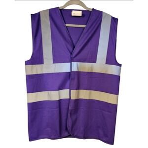Reflective Safety Vest. Sz. Medium Purple